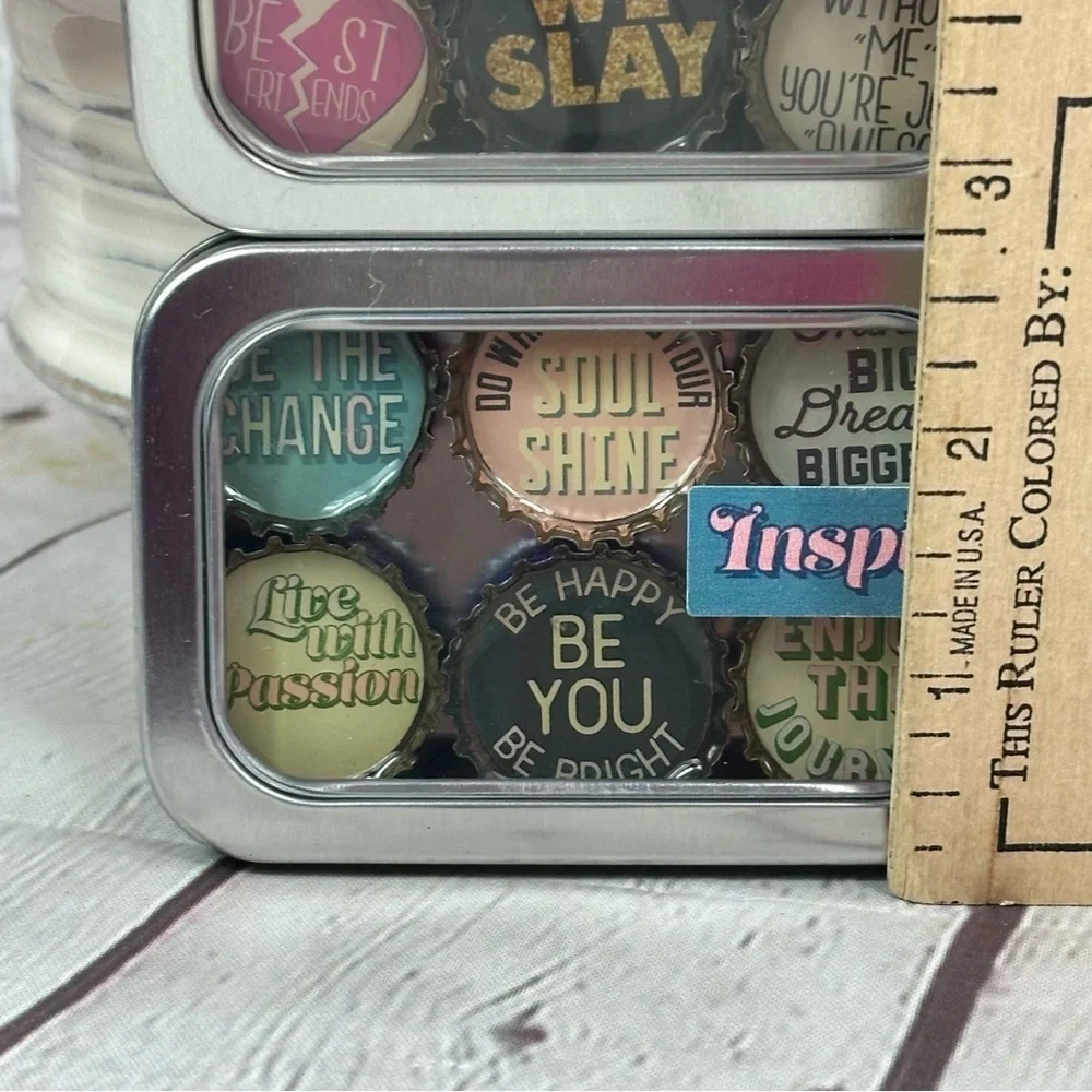 NWT boutique Kate's Magnets Set besties and inspire